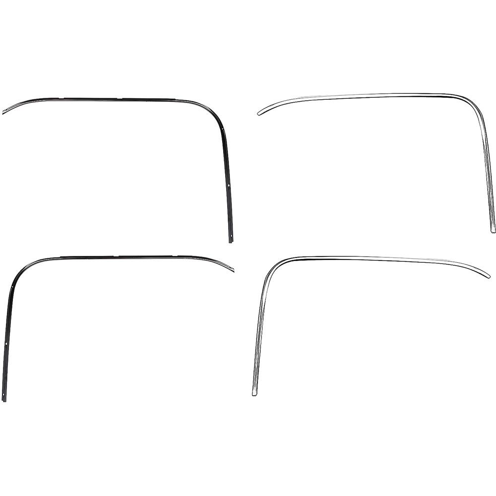 1974-91 Chevrolet/GMC C/K/R/V Truck/SUV Drip Rail Molding Kit