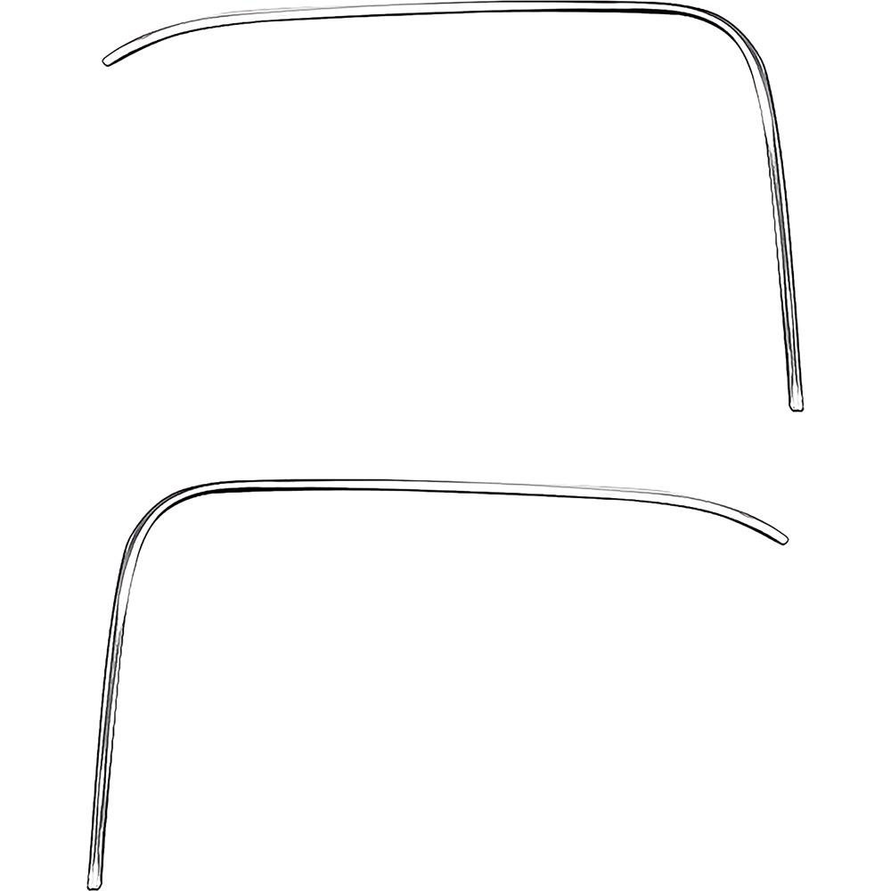 1974-91 Chevrolet/GMC C/K/R/V Truck/SUV Drip Rail Molding Kit