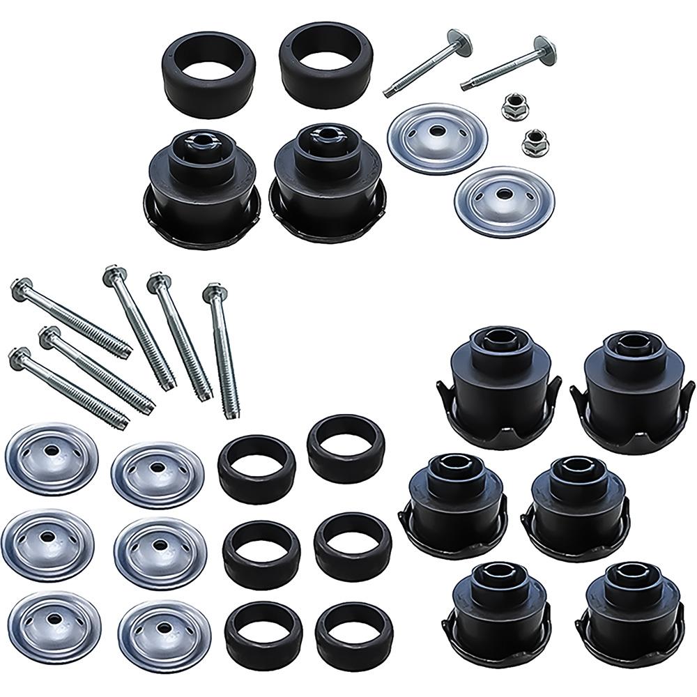 1988-98 Chevy/GMC C/K GMT400 Series Pickup Body Mount Set Extended Cab 8 Bushings 34 Total Pieces