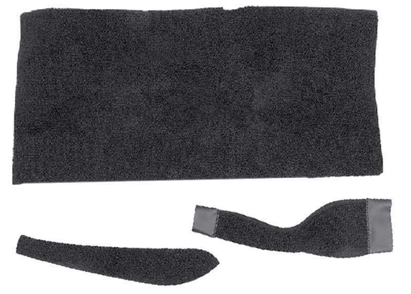 1966-70 Mopar B-Body With Manual Transmission Black Loop Console Carpet Set