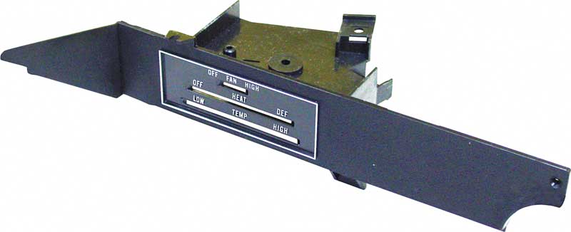 1970-74 Barracuda, Cuda, Challenger Heater Control Panel w/o AC