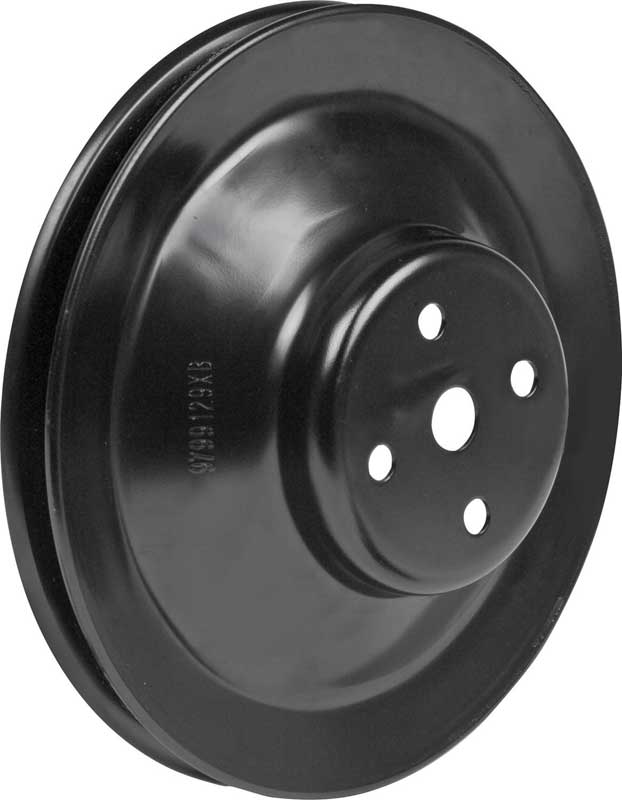 1969-70 Firebird, Trans Am, GTO Lemans, Tempest Water Pump Pulley With Ram Air Without PS or AC Single Groove 8" Diameter 9799129