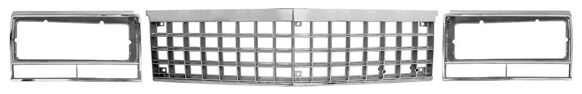 Grille/Headlamp Bezel Kit, 1982-87 El Camino/1982-83 Malibu - Kit