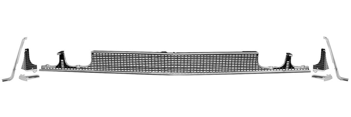 Grille Kit, 1968 Chevelle & El Camino, All - Blackout - Kit