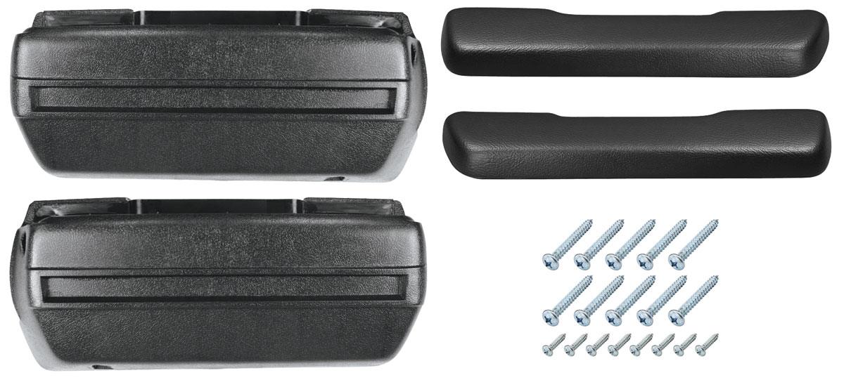 Armrest Base/Pad Kit, Front, 1968-72 A-Body, 1968-70 Catalina - White   - Kit