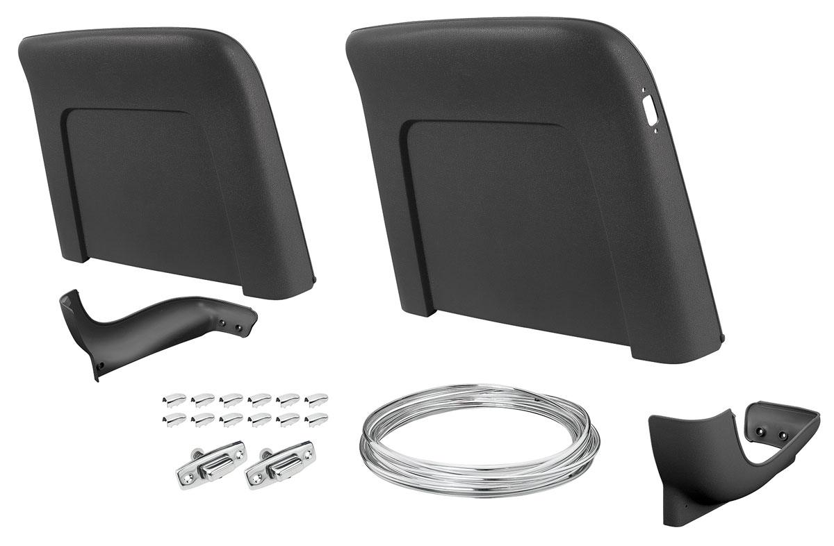 Seatback/Base Kit, 1967-68, Strato Bench - Medium Blue  - Kit