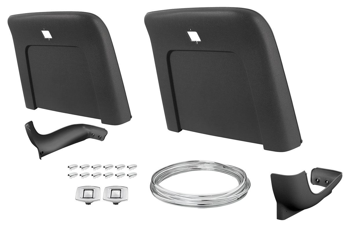 Seatback/Base Kit, 1969-70 A-Body, Strato Bench - Red  - Kit