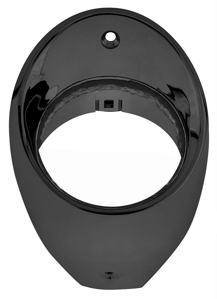 Dash Vent Bezel, 66-67 Chevelle / El Camino, Black - Right