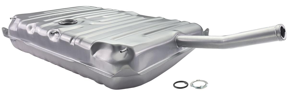 Fuel Tank, 17 Gallon, 1970 El Camino, 3 Vents, w/Filler Neck - Stainless Steel