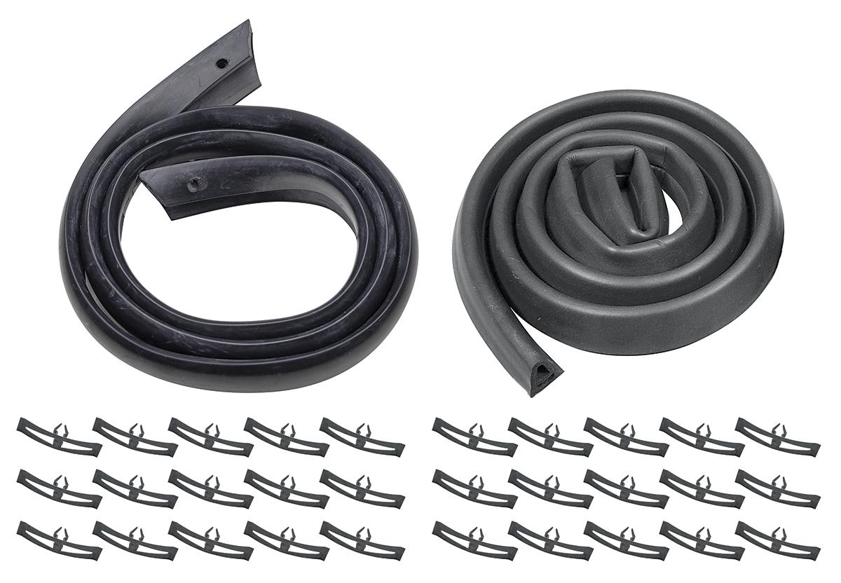 Seal Kit, Hood to Cowl, 1968-69 Chevelle/El Camino, w/Clips, Foam Lower  - Kit