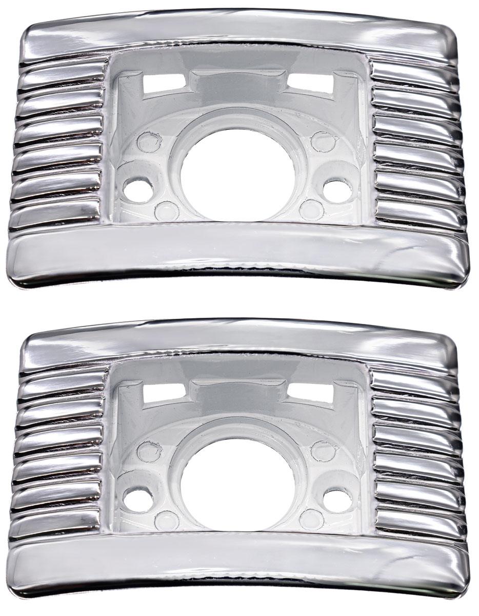 Bezel, Quarter Armrest Courtesy Light, 1961-72 Convertible, Pair  - Pair