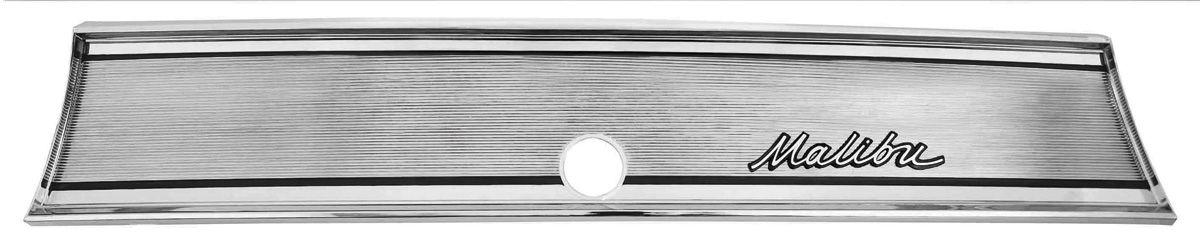 Glove Box Fascia, 1967 Malibu/El Camino, Chrome