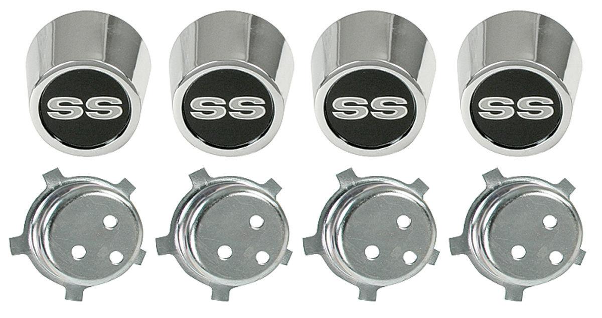 Center Cap, 1969-70 Chevrolet SS, Complete Kit  - Kit