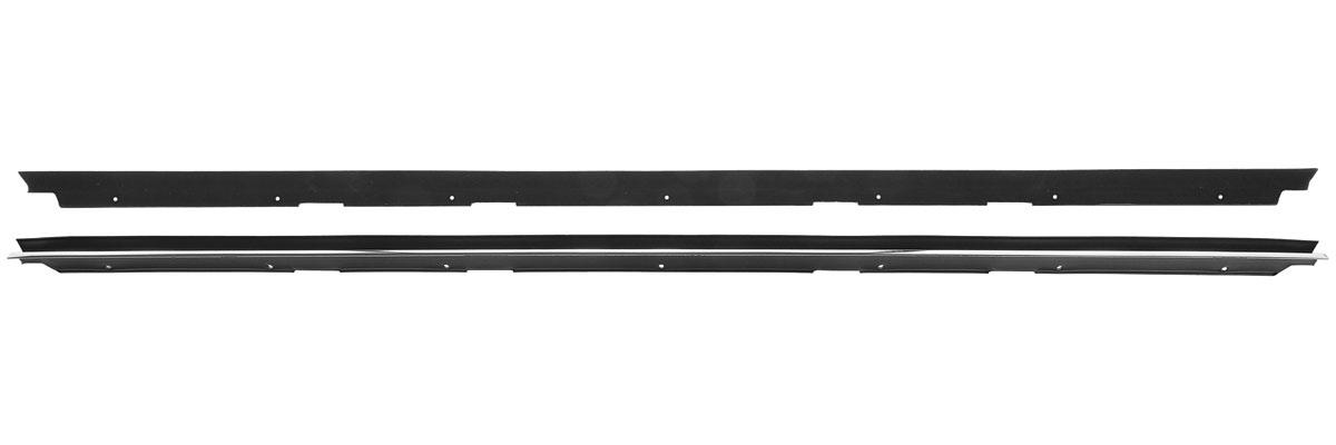 Window Felts, 78-88 Chevrolet, 82-87 GP, 78-80 Cut/Reg, 2dr, 2pc Inners  - 2 Pieces