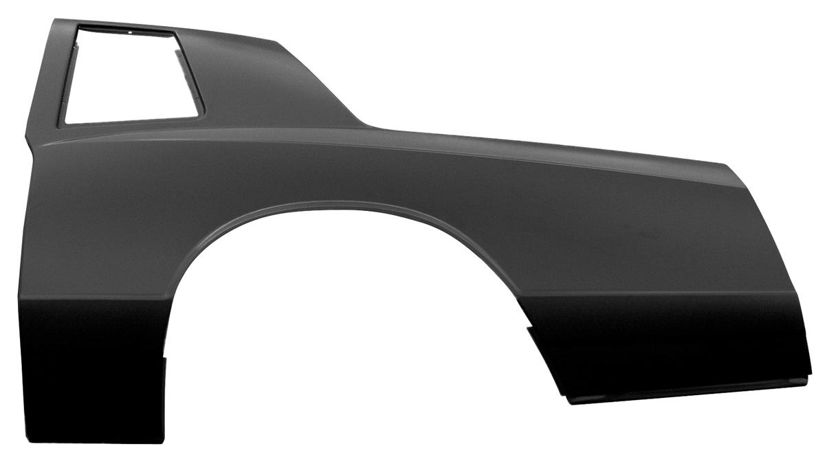 Quarter Panel Skin, 1981-88 Monte Carlo, Full w/o Door Jamb - Left