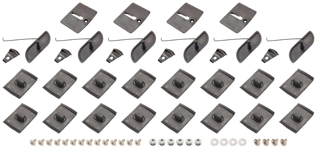 Clips, Lower Body Side Moldings, 197072 Monte Carlo Set Restoparts