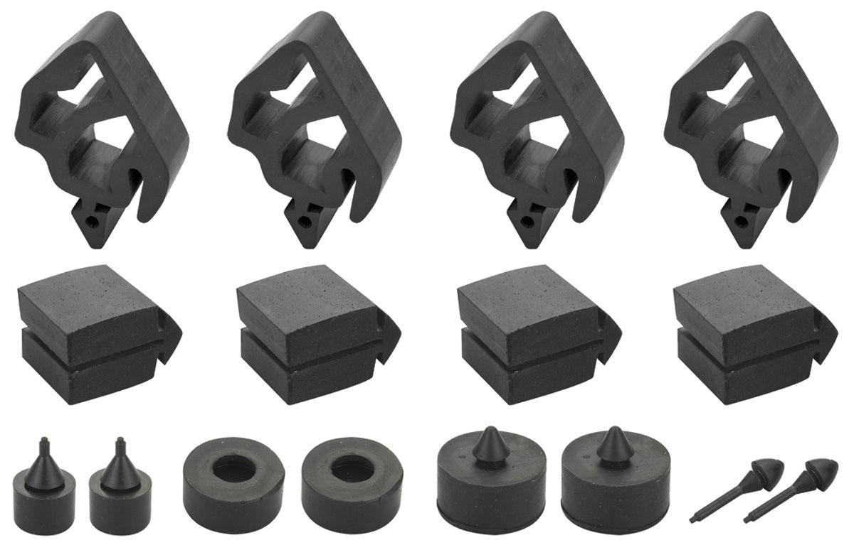 Bumper, Rubber, 66 CHEVELLE, Set  - Kit