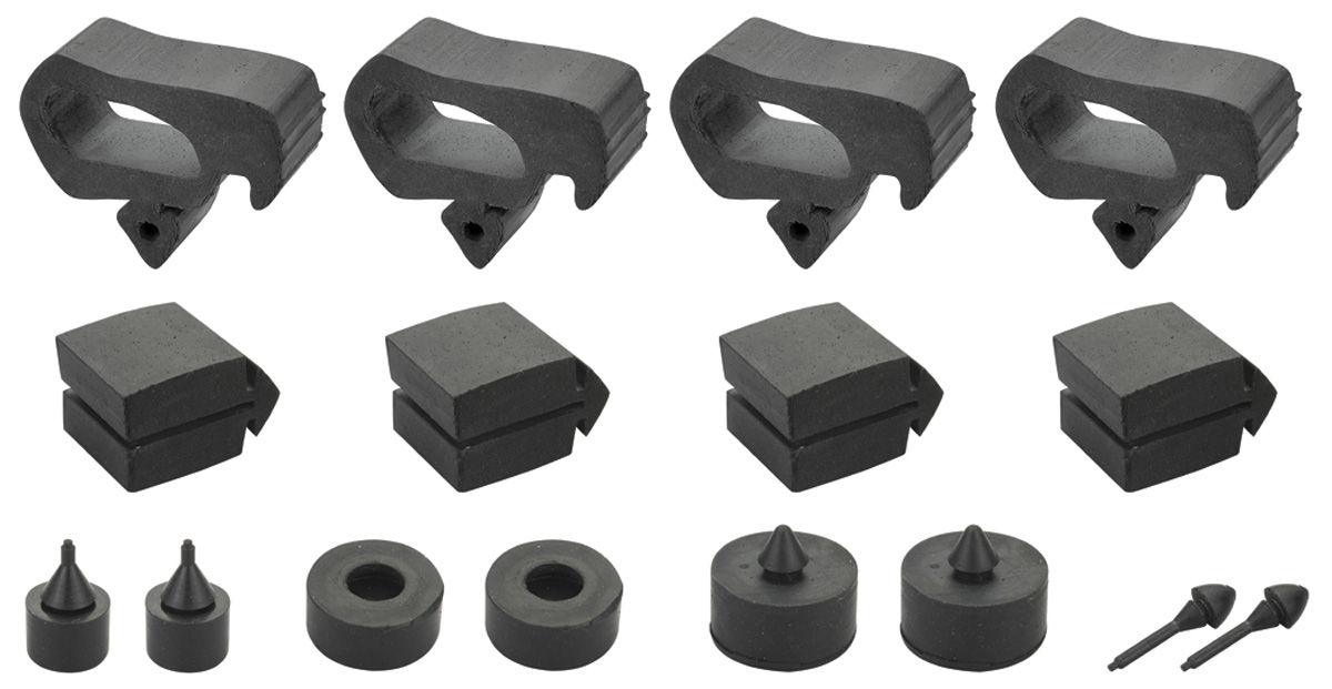 Bumper, Rubber, 67 CHEVELLE, Set  - Kit