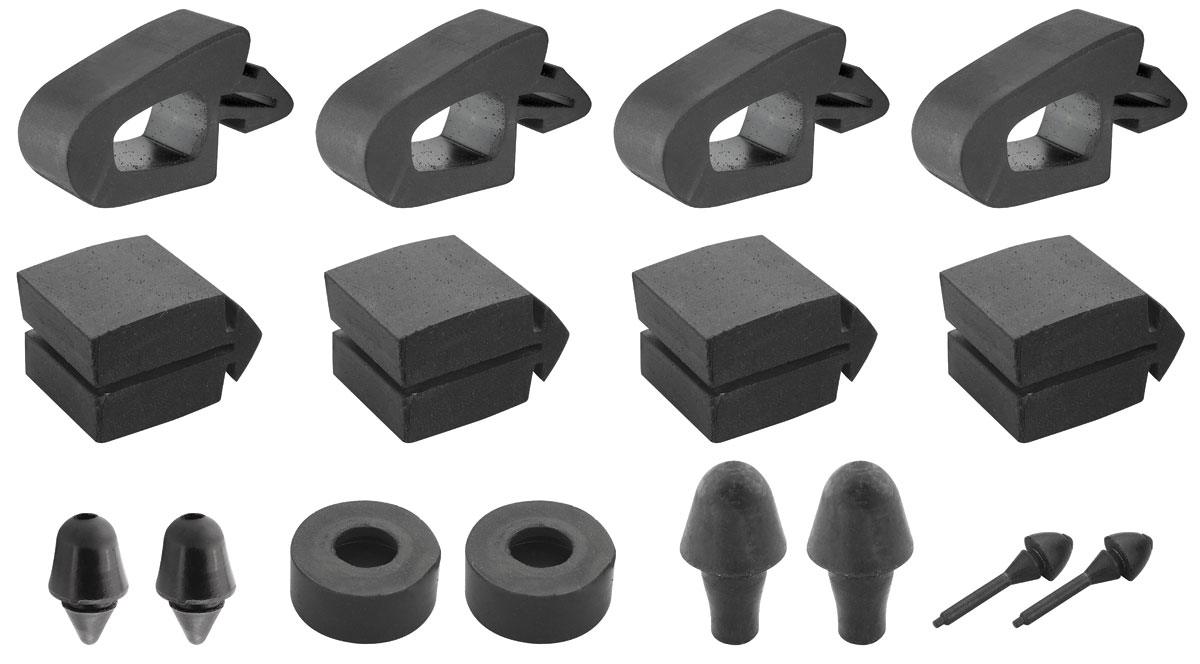 Bumper, Rubber 64 El Camino, Set  - Kit