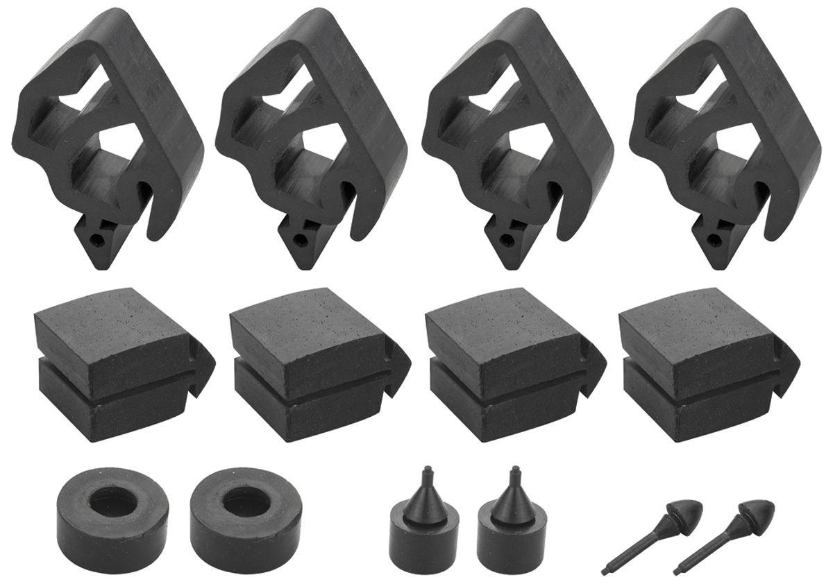 Bumper, Rubber, 66 El Camino, Set  - Kit