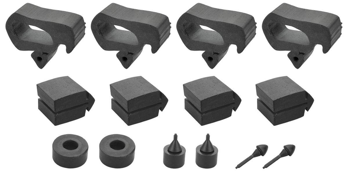 Bumper, Rubber, 67  El Camino, Set  - Kit