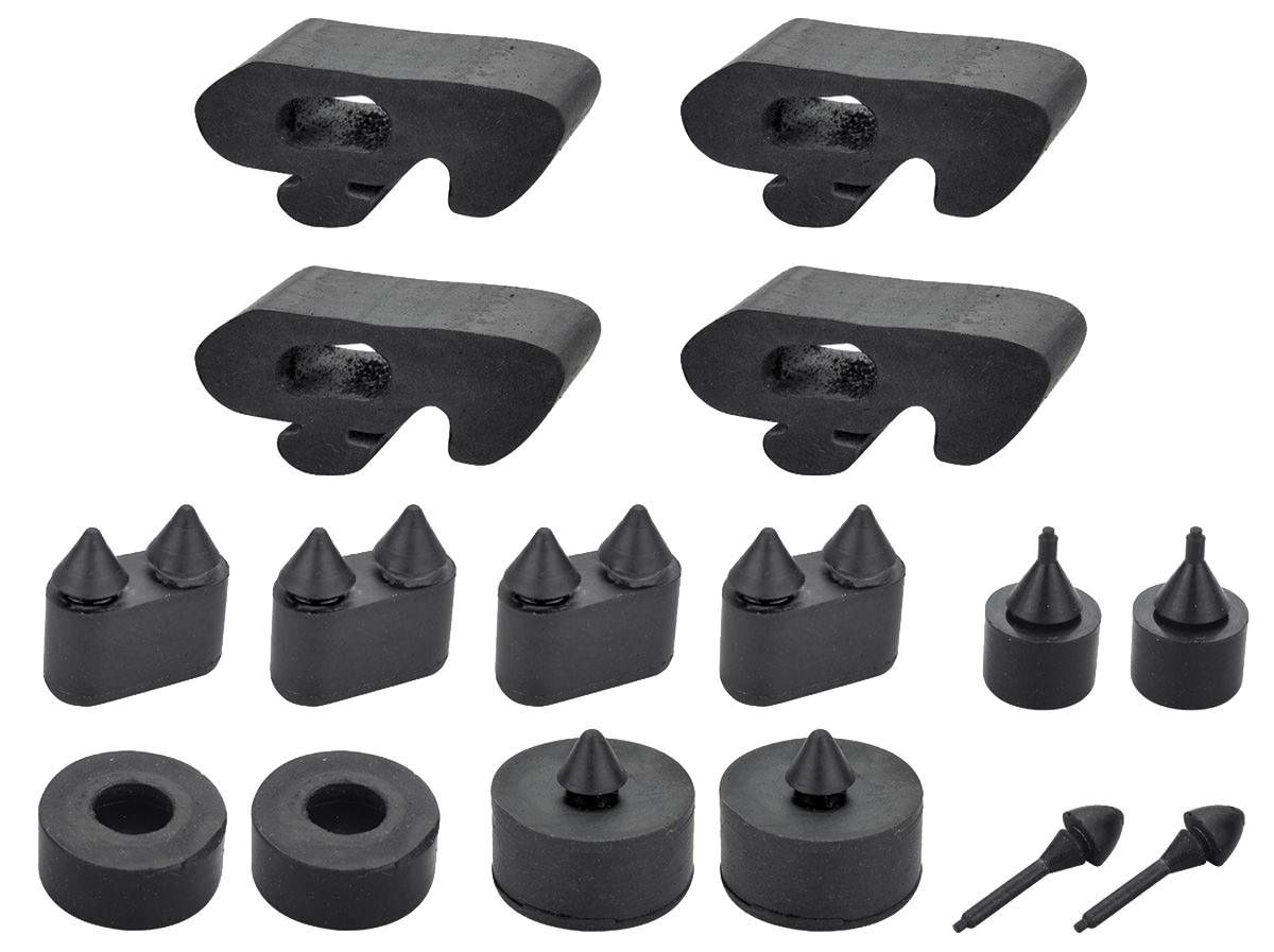 Bumper Set, Rubber, 1968-72 Chevelle/Monte Carlo  - Kit