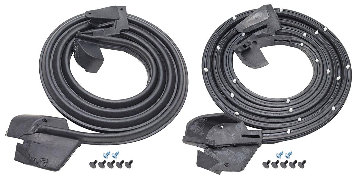 Seal, Door, 1969-72 Chevelle/Cutlass/Skylark/Monte/GP, Coupe/Conv  - Pair