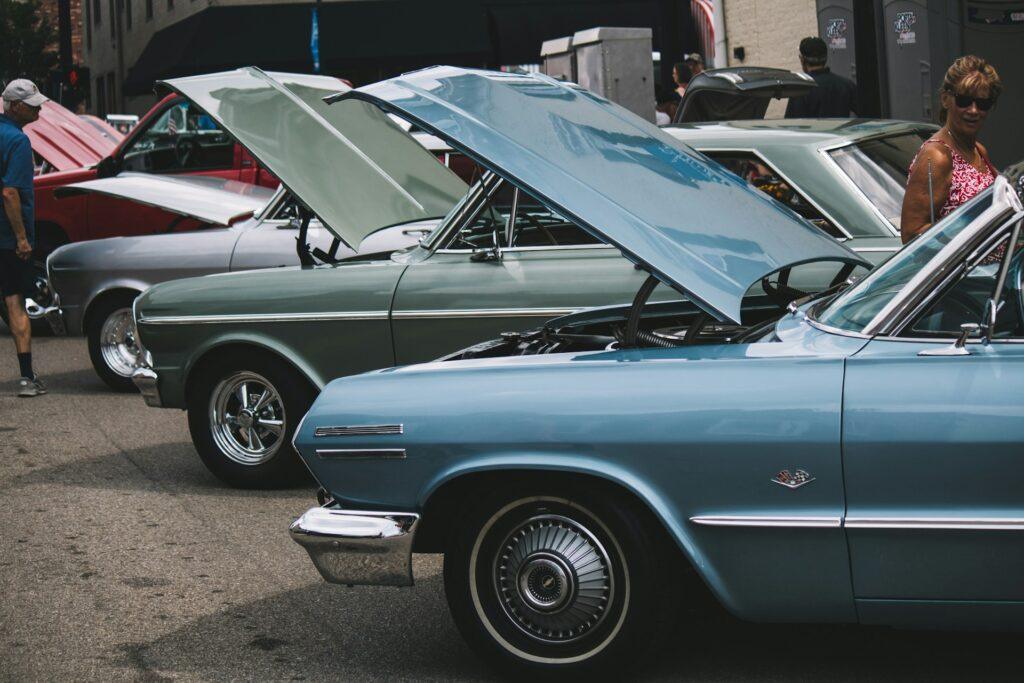 classic car hoods