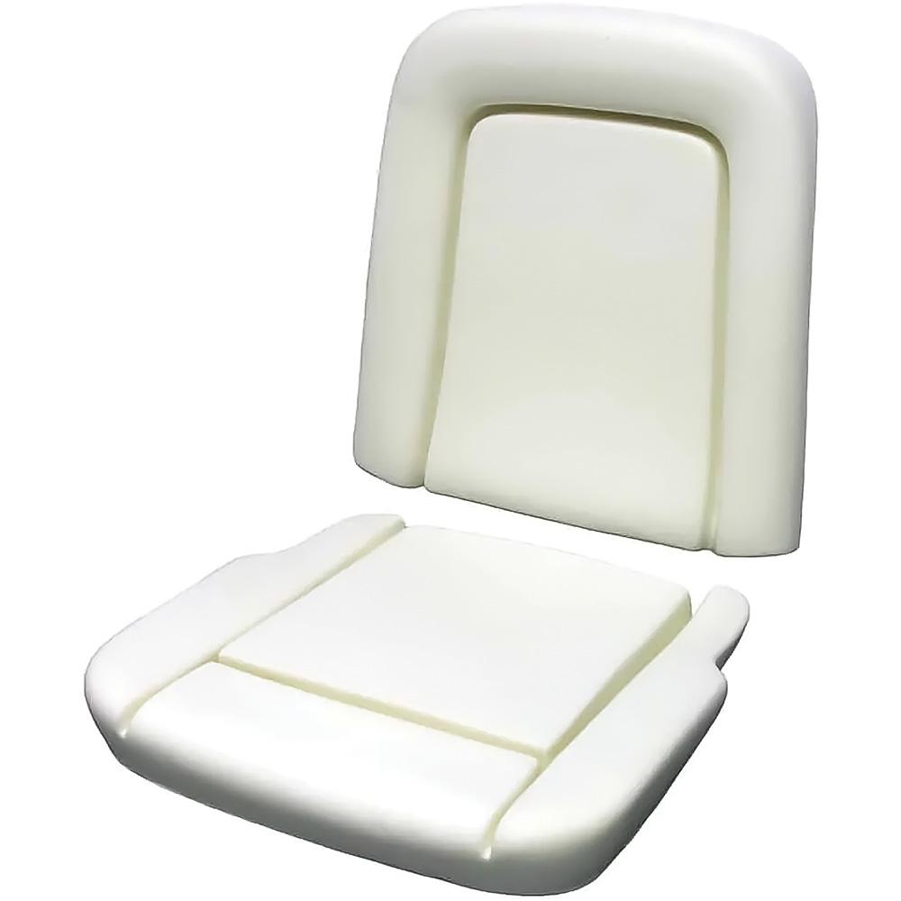 1967 Mustang, Cougar, F-100 Ranger Front Bucket Seat Foam Standard or Deluxe Interior with Listing Wires Single Bucket Seat