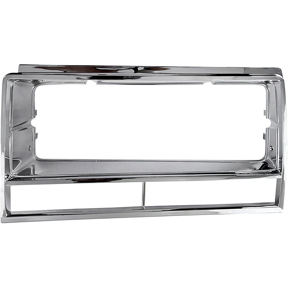 1982-87 El Camino, Caballero 1982-83 Malibu Headlamp Bezel, Chrome RH