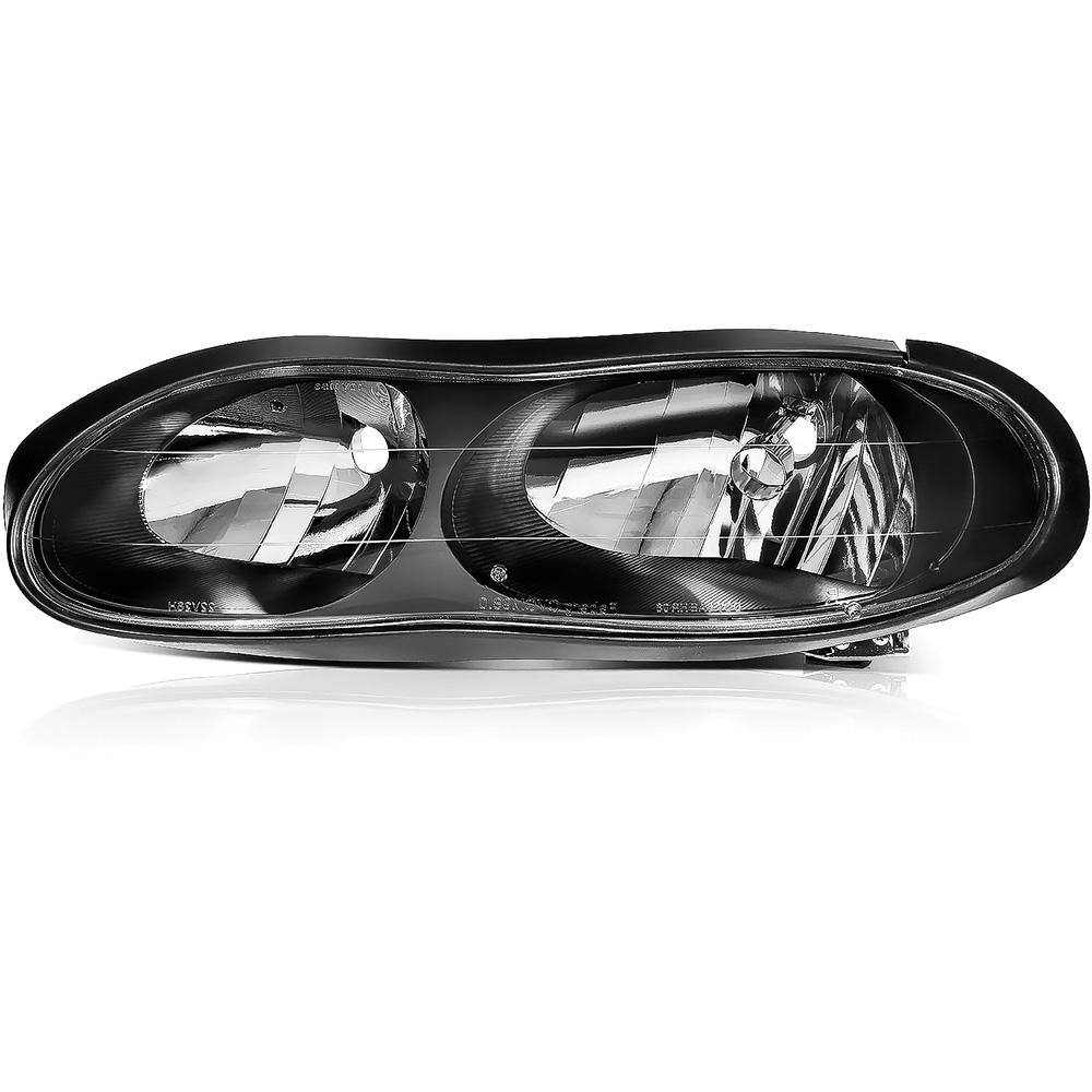 1998-02 Camaro Headlamp Assembly Black Housing LH