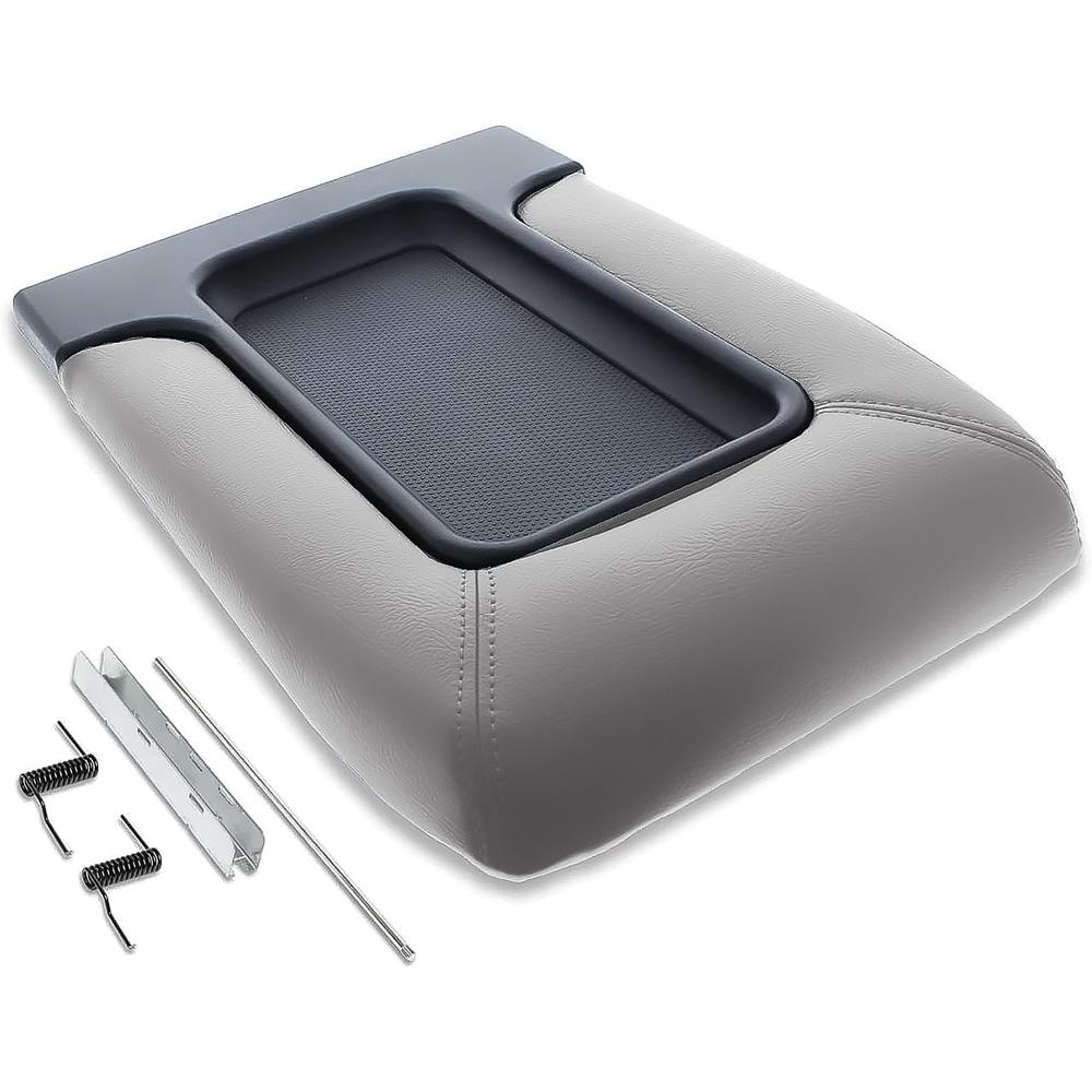 2003-07 Chevrolet Silverado, GMC Sierra GMT800 2003-04 GM SUV Models Center Console Lid Light Pewter / Shale Gray