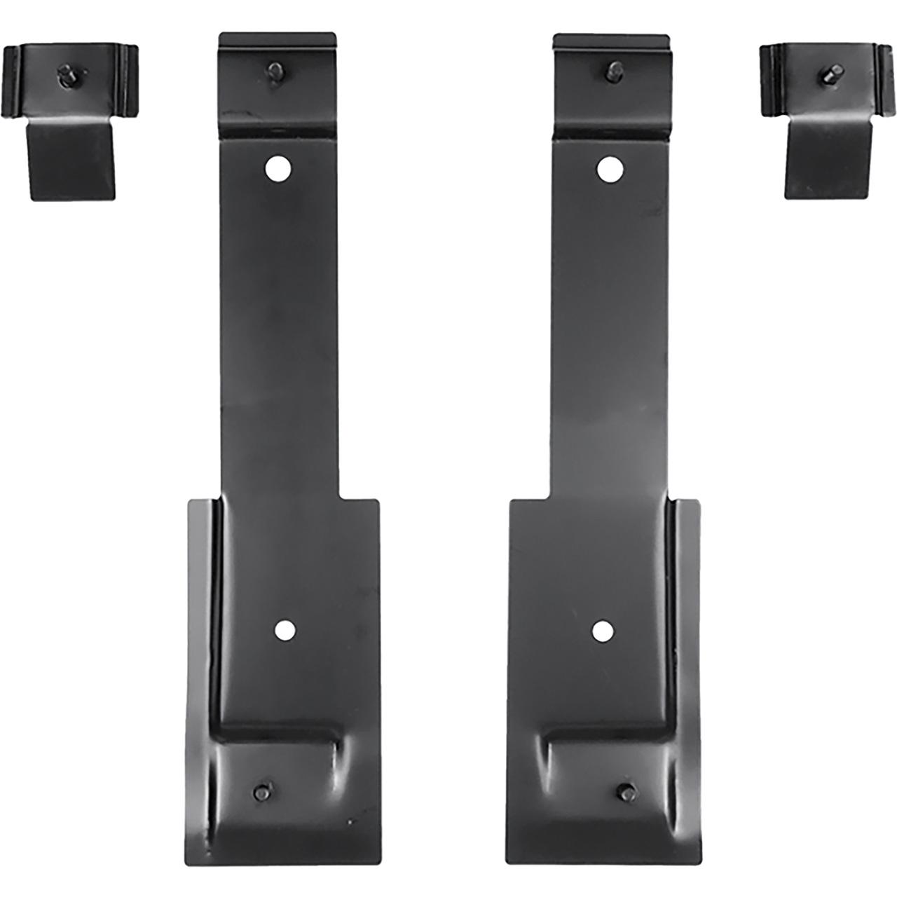 1966-72 Chevelle, El Camino, GTO, Skylark, Cutlass, LeMans 1966-70 Tempest 1969-72 Grand Prix 1970-72 Monte Carlo Bucket Seat to Floor Pan Mounting Bracket Set 4-Piece