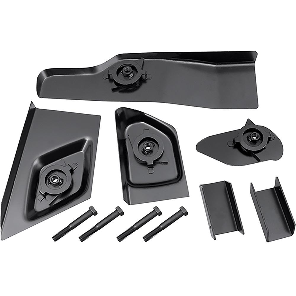 1978-88 Monte Carlo, Cutlass, Grand Prix, 1982-87 Regal, 1984-86 Bonneville Rear Floor Pan Body Mount Repair Plate Kit 10-Piece