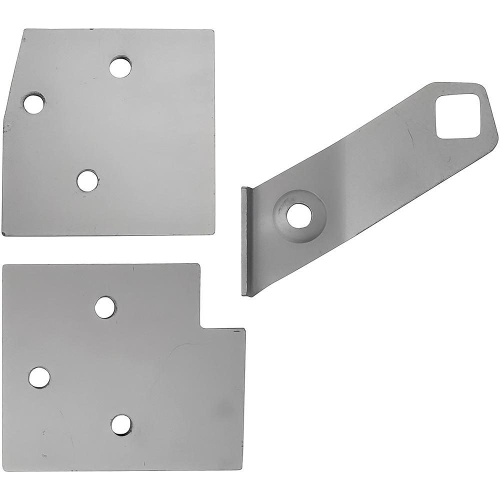 1967-68 Ford Mustang A Pillar Nut Plate Set LH 3 Piece
