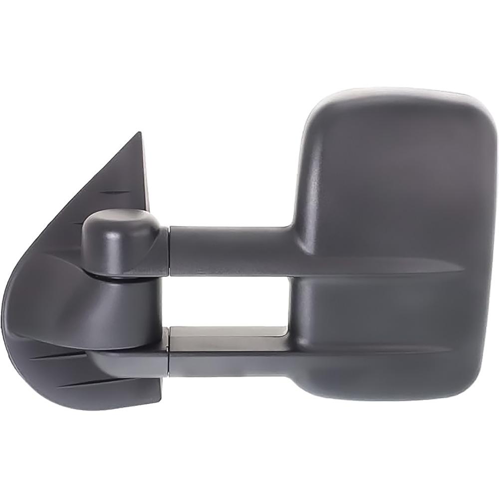 2007-14 Chevrolet Silverado, GMC Sierra Pickup, Power Door Mirror Towing Type Heated Manual Folding Textured Finish LH