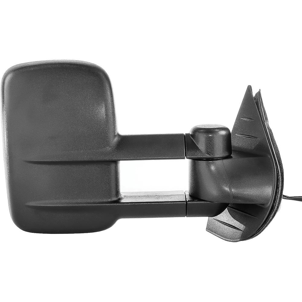 2007-14 Chevrolet Silverado, GMC Sierra Pickup, Power Door Mirror Towing Type Signal on Glass Heated Manual Folding Textured Finish RH