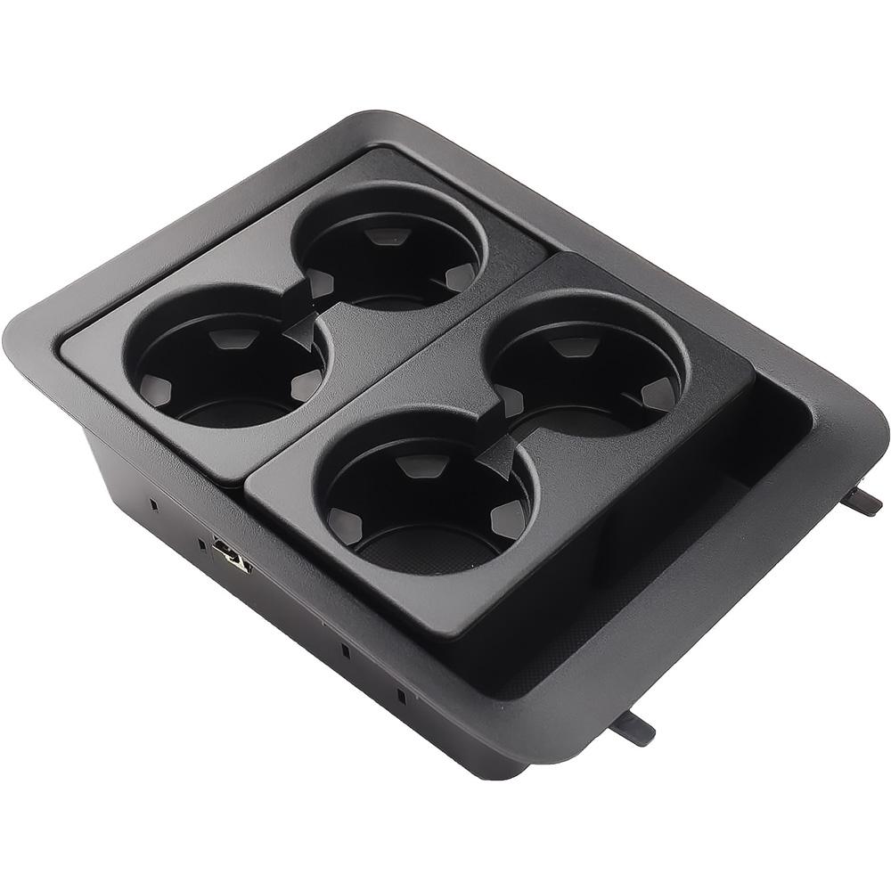 2007-14 Chevrolet, GMC GMT900 Pickup, Suburban, Tahoe, Yukon Center Console Tray Set With One Pair of Cupholder Inserts Holds 4 Drink Cups