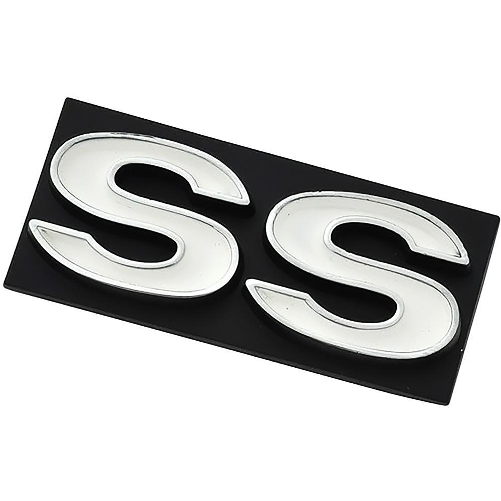 1975 Chevrolet Chevelle, El Camino Grill Emblem S.S. White