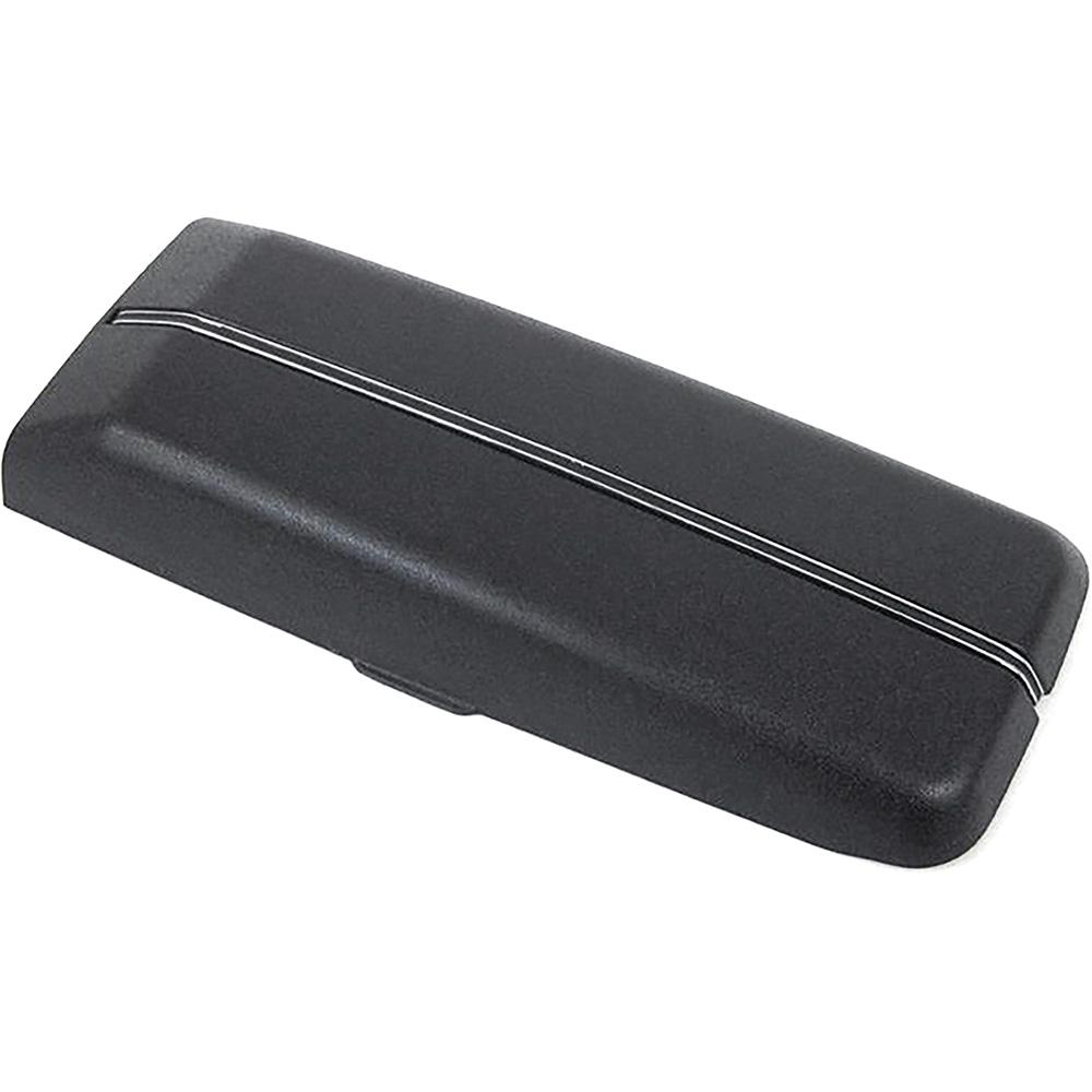 1968-69 Chevelle, El Camino Center Console Lid Black with Stainless Steel Trim Center Molding (Without Lock Cylinder Hole)