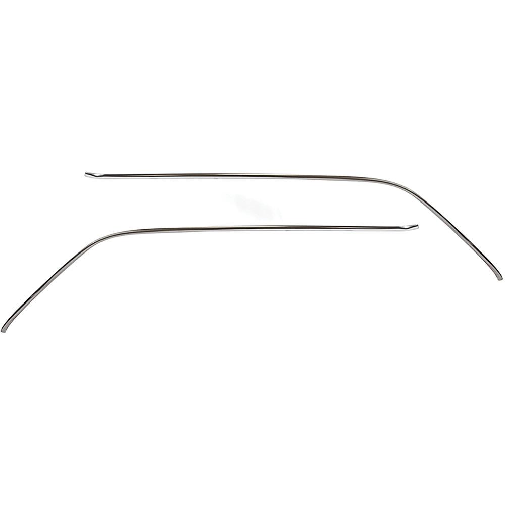 1966-67 Chevelle, GTO, Tempest, LeMans, Skylark, Gran Sport, 442, Cutlass, F85 Roof Drip Molding Set 2 Door Hardtop Models LH and RH