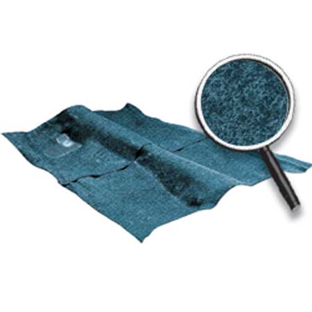 1974-79 Nova Molded Carpet and Underlay Kit with Console 2/4 Door Cut Pile Medium Blue
