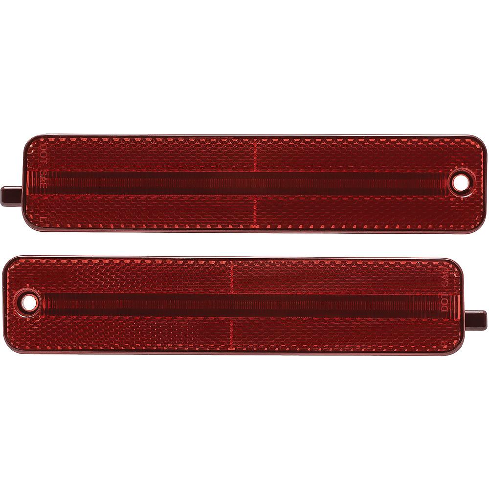 1998-02 Pontiac Firebird Side Marker Lamp Set Rear Red Lens Red LEDs Pair