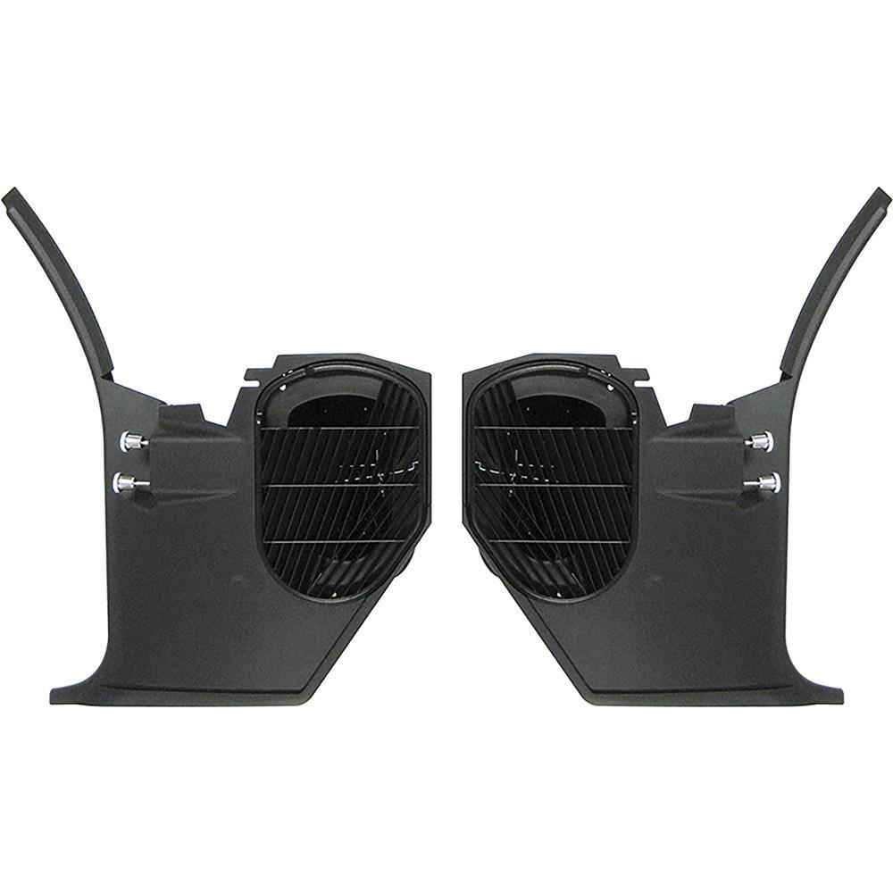 1968-72 Chevelle, GTO, Tempest, LeMans, Grand Prix, Skylark, 442, Cutlass 1970-72 Monte Carlo Kick Panels Models Without Factory Air Conditioning Black LH and RH