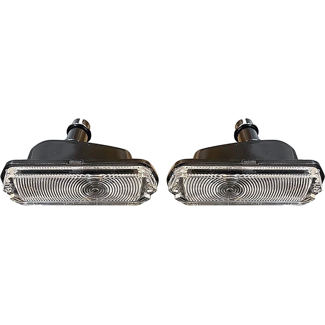 1963 Impala Bel Air Biscayne Park Lamp Assemblies Clear Lens LH and RH