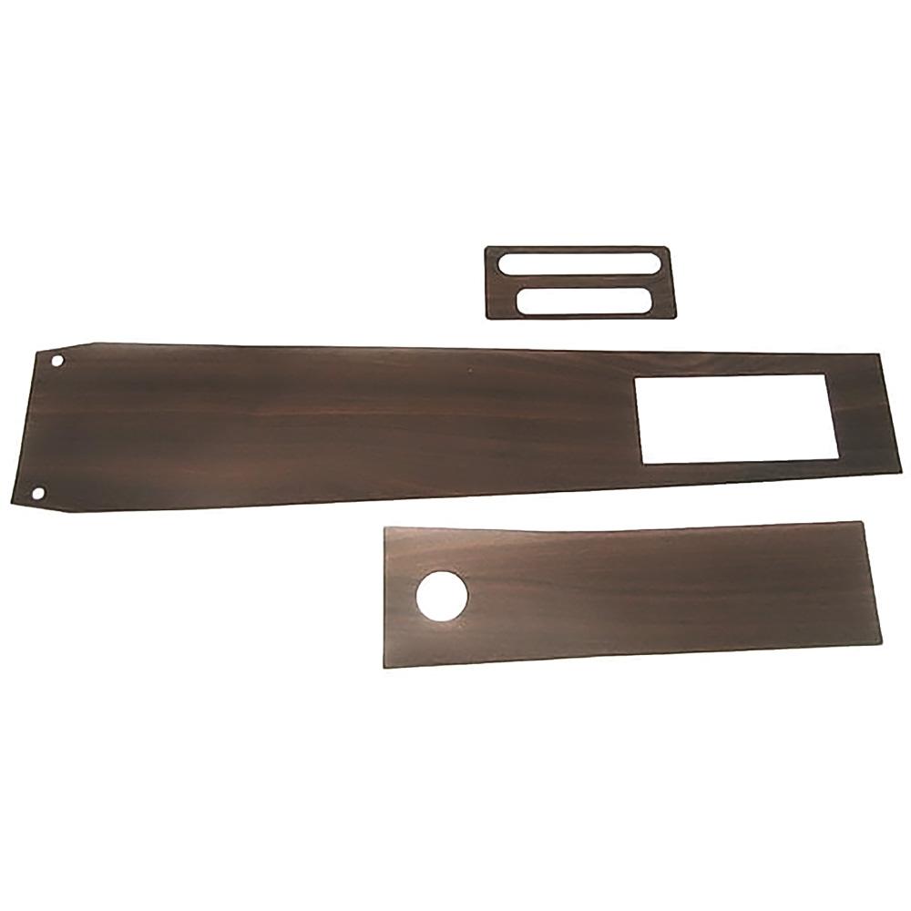 1967 Pontiac GTO, LeMans, Tempest 2-Speed Power Glide Automatic Transmission Console Woodgrain Insert Kit 3 Pieces