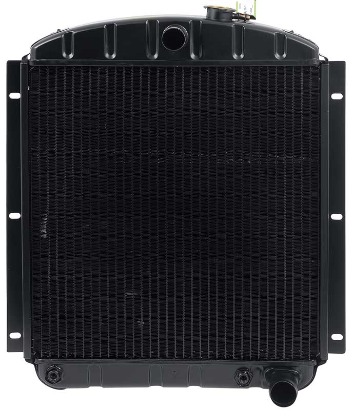 1947-55 Chevrolet Pickup V8 with AT 4 Row Copper/Brass Radiator (20-3/4" x 19-3/4" x 2-5/8" Core)