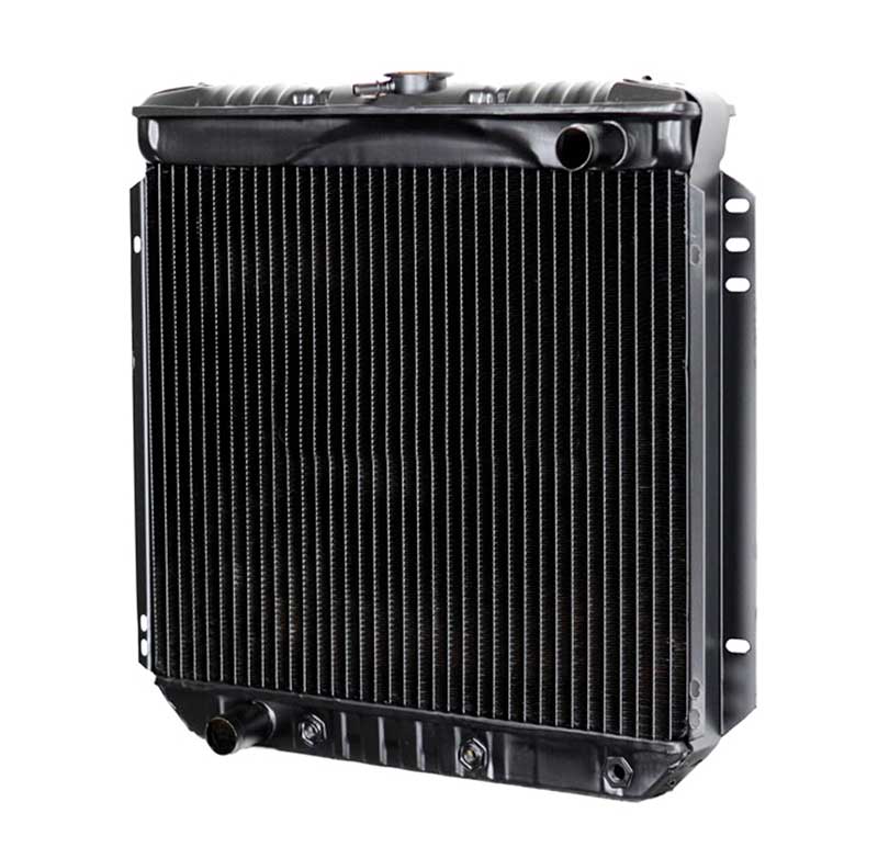 1974-76 Mustang II V6 With Auto Trans 3 Row Copper/Brass Radiator