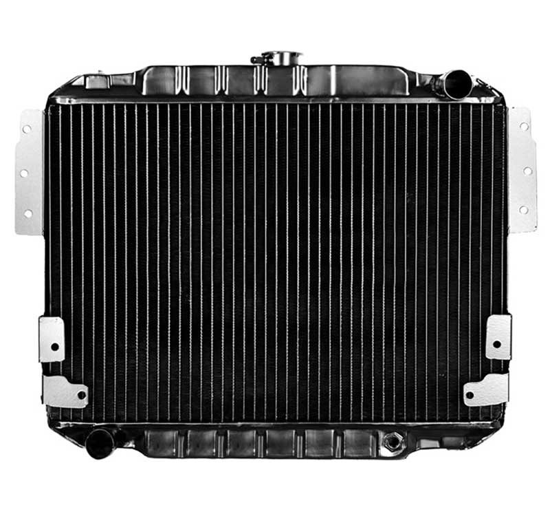 1977-78 Mustang II V8-302 With Manual Trans 4 Row Copper/Brass Radiator