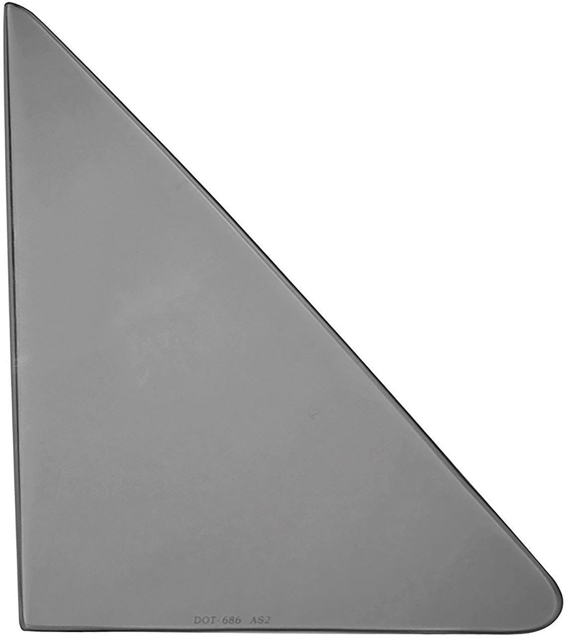 1964-65 Chevrolet Chevelle, Buick Special, Skylark, Olds F85, Cutlass, Pontiac Tempest 2 Door Hardtop 1964-67 4 Door Sedan/Wagon/El Camino Vent Window Glass RH Smoke Gray Tint